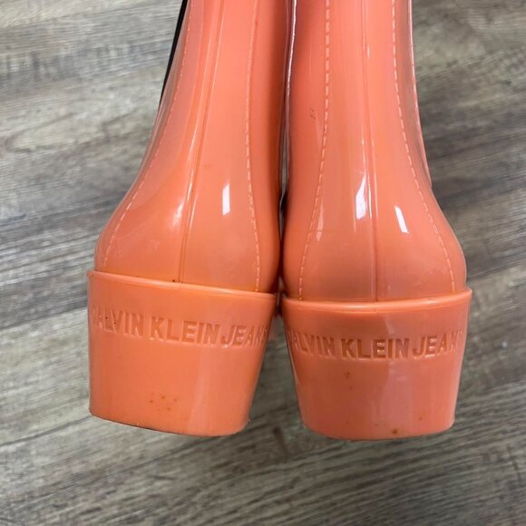 Calvin Klein Jeans Rubber Cowboy Rain Boots - Picture 6 of 8